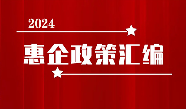 2024年度惠企政策匯編
